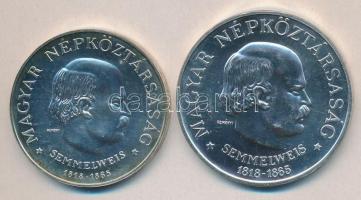 1968. 50Ft Ag + 100Ft Ag "Semmelweis" pár T:BU