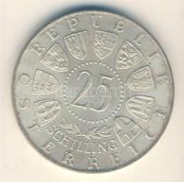 Ausztria 1962. 25Sch Ag "Anton Bruckner" T:2 Austria 1962. 25 Schilling Ag "Anton Bruckner" C:XF