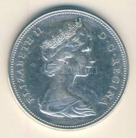 Kanada 1967. 1$ Ag "100 éves a Konföderáció" T:2