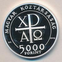 2009. 5000Ft "Kálvin János" Ag T:PP Tanúsítvánnyal!