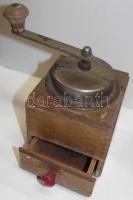 Fa és fém kávédaráló 20cm magas