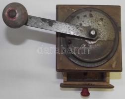 Fa és fém kávédaráló 20cm magas