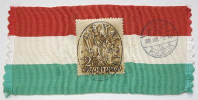 Léva-Visszatért irredenta szalag bélyeggel