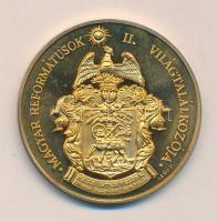 1991. Magyar Reformátusok II. Világtalálkozója Br emlékérem. Szign.: Lebó F. (d=65mm) T:exPP