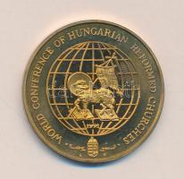 1991. Magyar Reformátusok II. Világtalálkozója Br emlékérem. Szign.: Lebó F. (d=65mm) T:exPP