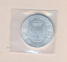 Olaszország 1878R. 5L Ag I.Umberto fém hamisítványa  T:2 (k.)
Italy 1878R 5 Lire Ag "Umberto I&...