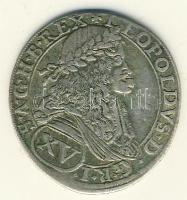 Ausztria 1674. XVKr Ag "I. Lipót" Bécs (5.4g) T:2,2- / Austria 1687. XV Kreuzer Ag "Leopold I" Vienna (5.4g) C:XF,VF Huszár 1427., Unger II.: 1061.