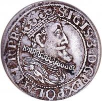 Lengyel Királyság / Danzig 1615. Ort Ag "III. Zsigmond" (5.88g/30mm) T:2,2- R! /  Poland / Danzig 1615. Ort Ag "Sigismund III" "SIGIS.3.D:G.REX.POL.M.D.L.R.PR. / MONETA.CIVIT.GEDANENSIS.1615" (5.88g/30mm) C:XF,VF Kopicki 7488 (R2)!