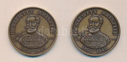 1992. "MÉE Gyöngyösi Csoport-Az Aradi Vértanúk Emlékére / Dessewffy Arisztid" Br emlékérem...