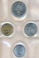 1982. 2f-10Ft 9klf db "Magyar Népköztársaság forgalmi érméi" díszes szettben T:1