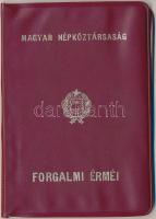 1982. 2f-10Ft 9klf db "Magyar Népköztársaság forgalmi érméi" díszes szettben T:1