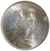 Amerikai Egyesült Államok 1924. 1$ Ag "Peace Dollar" bontatlan PCGS plastik tokban! T:1-,2...