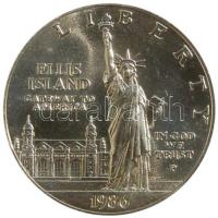 Amerikai Egyesült Államok 1986P. 1$ Ag "Szabadságszobor" bontatlan SGS plastik tokban! T:1 /  USA 1986P. 1 Dollar "Statue of Liberty Centennial" Ag in SGS plastic box C:UNC/MS-70