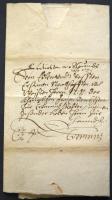 1583 Német nyelven írt Cito, cito, citissime  (sürgős) levél Márton Zsuzsana aláírással Körmöcbányára, Eiserdorfból? / 1583 Urgent letter Eiserdorf? - Cremnitz