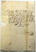 1583 Német nyelven írt Cito, cito, citissime  (sürgős) levél Márton Zsuzsana aláírással Körmöcbányár...