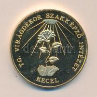 2001. "T.G. Virágdekor Szakképző Intézet / Országos Borszépségverseny Kecel" aranyozott fé...