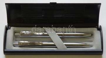 Nem használt Zoltek márkájú töltőtoll és toll készlet műanyag dobozban