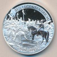1996. "Millecentenárium 896-1996" Ag(999) 15,5g díszdobozban T:PP