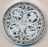 1996. "Millecentenárium 896-1996" Ag(999) 15,5g díszdobozban T:PP