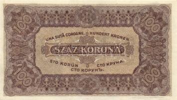 1923. 100K (5x) nyomdahely jelölés nélkül és egy jelöléssel  T:I-,II