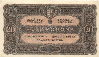 1920. 20K sorszám között pont (3x) T:II,II-