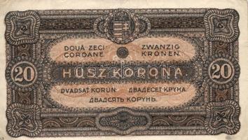 1920. 20K sorszám között nincs pont (3x), egyik nagyon alacsony sorozatszámú T:II,II-