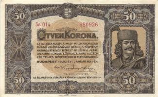 1920. 50K "Orell Füssli Zürich" T:II