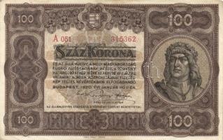 1920. 100K "Orell Füssli Zürich" (2x) egymás utáni sorszámmal T:II(hajtatlanok, csak a sar...