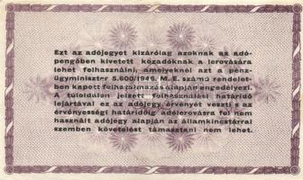 1946. 100.000AP fehér papíron (4x) T:II