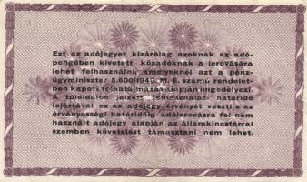 1946. 100.000AP fehér papíron (4x) T:II