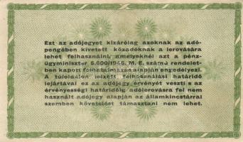 1946. 50.000AP (3x) egymás utáni sorszámok T:I-