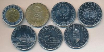 2002. 100Ft "Kossuth" + 2003. 20Ft "Deák" + 2004-2007. 50Ft 5db klf emlékverete ...