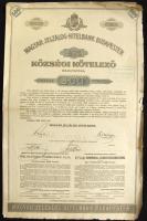 1899. Magyar Jelzálog-Hitelbank községi kötelezõ 500Fr-ról "MINTA" perforációkkal