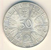 Ausztria 1970. 50Sch Ag "300 éves az Innsbrucki Egyetem" T:2 Austria 1970. 50 Schilling Ag "300th Anniversary-Innsbruck University" C:XF