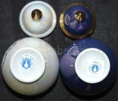 2db dekoratív porcelán üvegcse 10cm magas