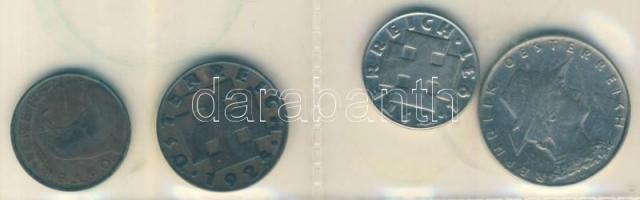 Ausztria 1925-31. 1Gr,2Gr,5Gr,10Gr T:2,2-	
Austria 1925-31. 1 Groschen,2 Groschen,5 Groschen,10 Gros...