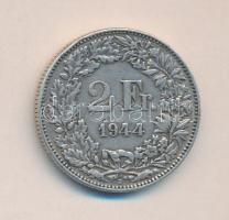 Svájc 1944. 2Fr Ag T:2-/3+ Switzerland 1944. 2 Francs Ag C:VF/F+