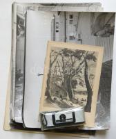 43db fotó a Gellért-fürdő belső díszítéséről 18x24cm + Sonett Micro-110 mini camera