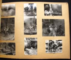 1959 Fotódokumentáció a Széchenyi termálkút felújításáról 41db fényképpel, zömében 6x9cm