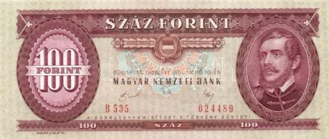 1989-92. 100Ft (10x) köztük nagyon alacsony sorozatszámú is T:II+,II