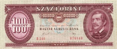 1989-92. 100Ft (10x) köztük nagyon alacsony sorozatszámú is T:II+,II