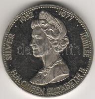 Nagy-Britannia 1977. "Silver Jubilee..." nagyalakú emlékérem T:PP-