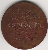 1926. "Rendőrtiszti Atlétikai Club" bronz Szign:Berán L. T:2