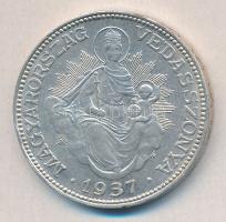 1937. 2P Ag "Madonna" T:2-