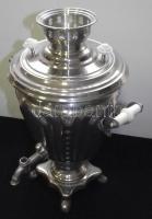 Nagyméretű orosz szamovár jó állapotban zsinórral 38cm magas