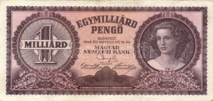 1946. 1.000.000.000P (20x) T:vegyes