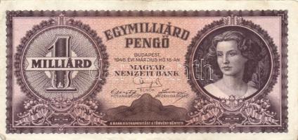 1946. 1.000.000.000P (20x) T:vegyes