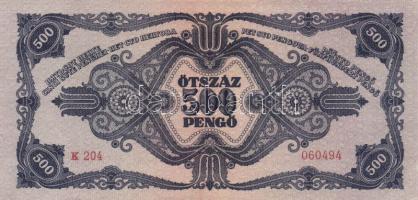 1945. 500P (2x) egymás utáni sorszámmal T:I-