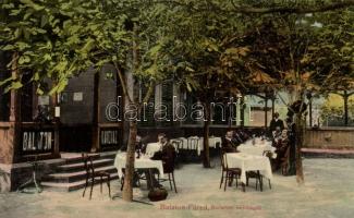 Balatonfüred Balaton vendéglő kert