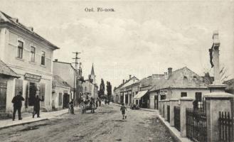 Ózd Fő utca Bartha Kálmán kereskedésével